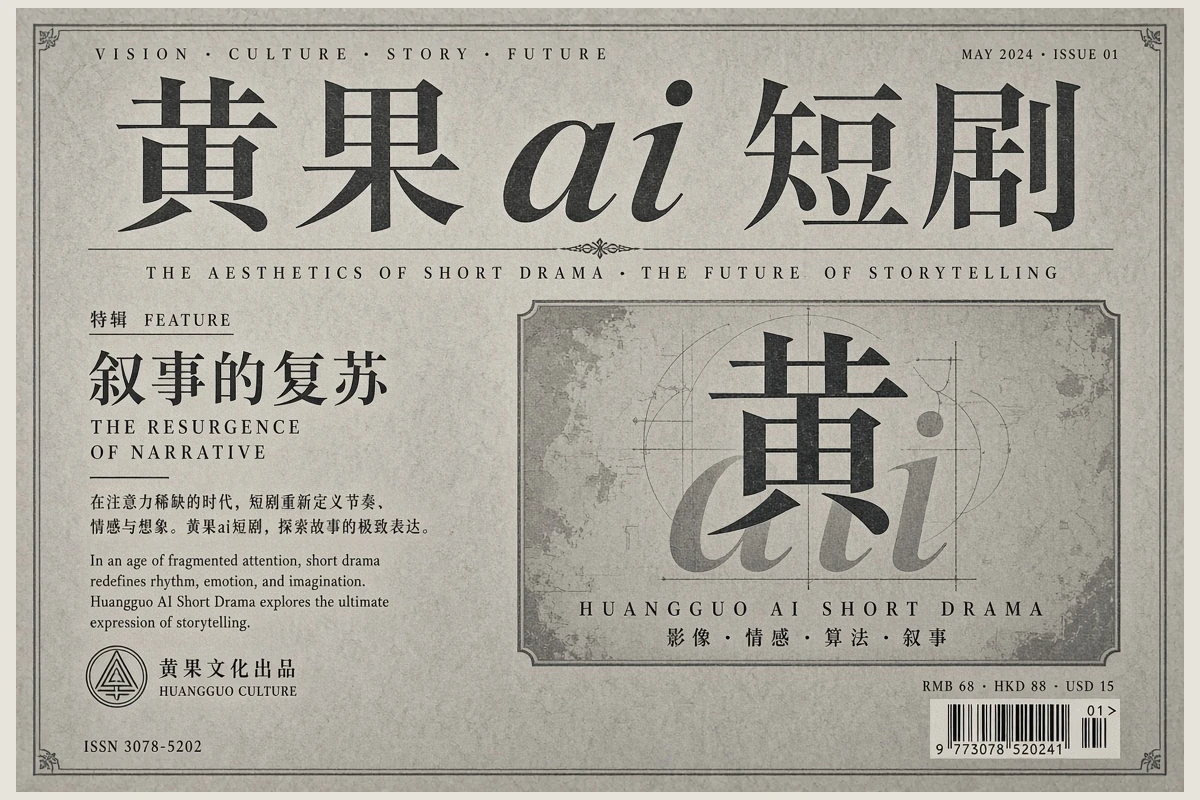 黄果ai短剧品牌视觉